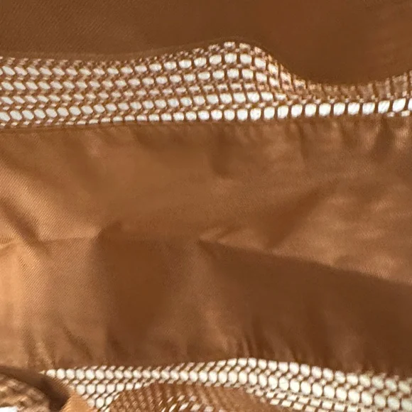 Brown and Green Bran NWOT Mesh Tote Bags - Picture 3 of 4